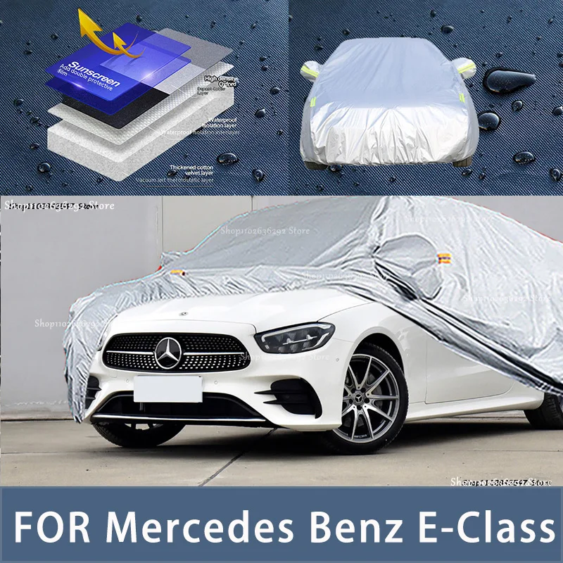 

For Mercedes Benz E-Class Outdoor Protection Full Car Covers Snow Cover Sunshade Waterproof Dustproof Exterior Car accessories