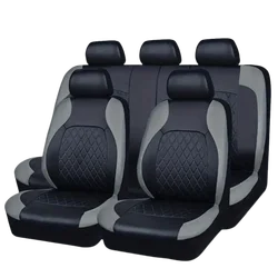 Universal Car Seat Covers Black Fashions Sports Seat Covers PVC Fabric Car Seat Cover Universal Interior Accessories