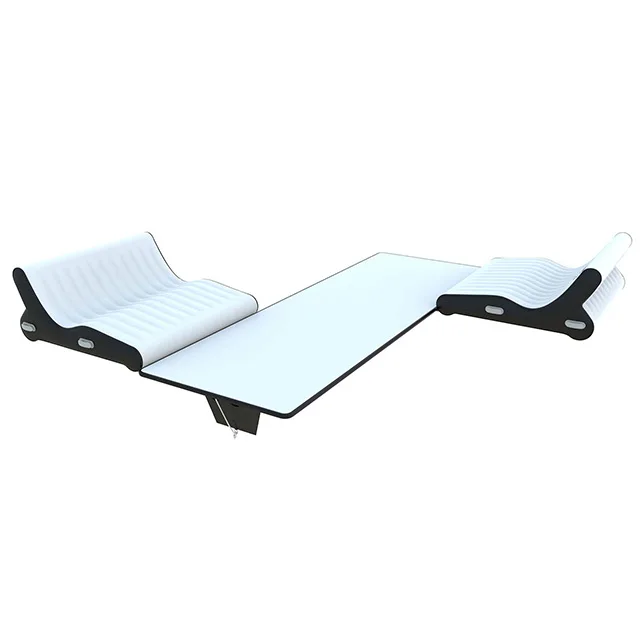 

Inflatable Floating Shaded Lounger Ocean Sea Swimming Pool Protective Anti Ocean Pool With Netting Enclosure for Yacht