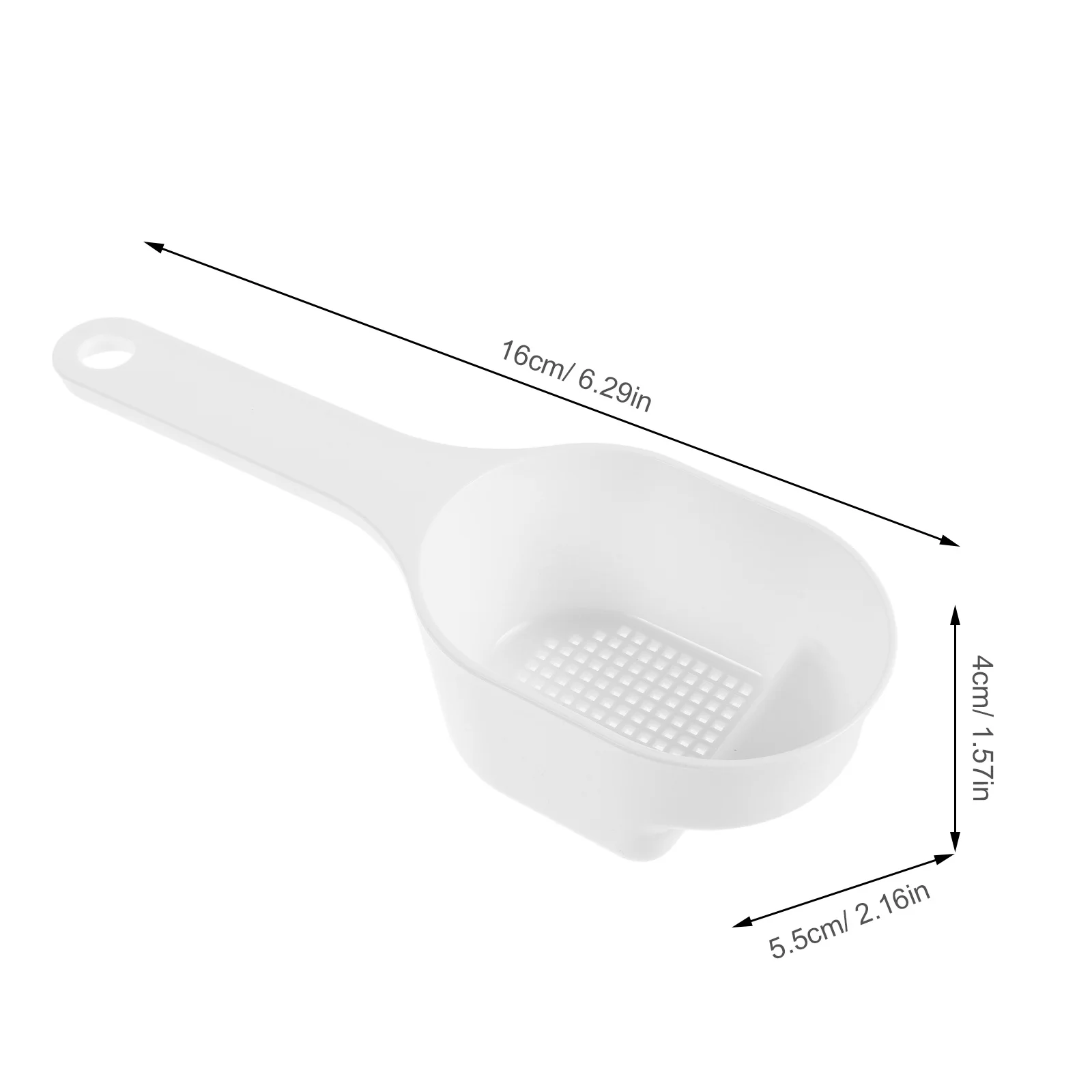 4 قطعة مسحوق بلاستيكي شاكر غرامة شبكة المغربل لخبز السكر دقيق الكاكاو تصميم سلس أداة المطبخ سهلة التنظيف