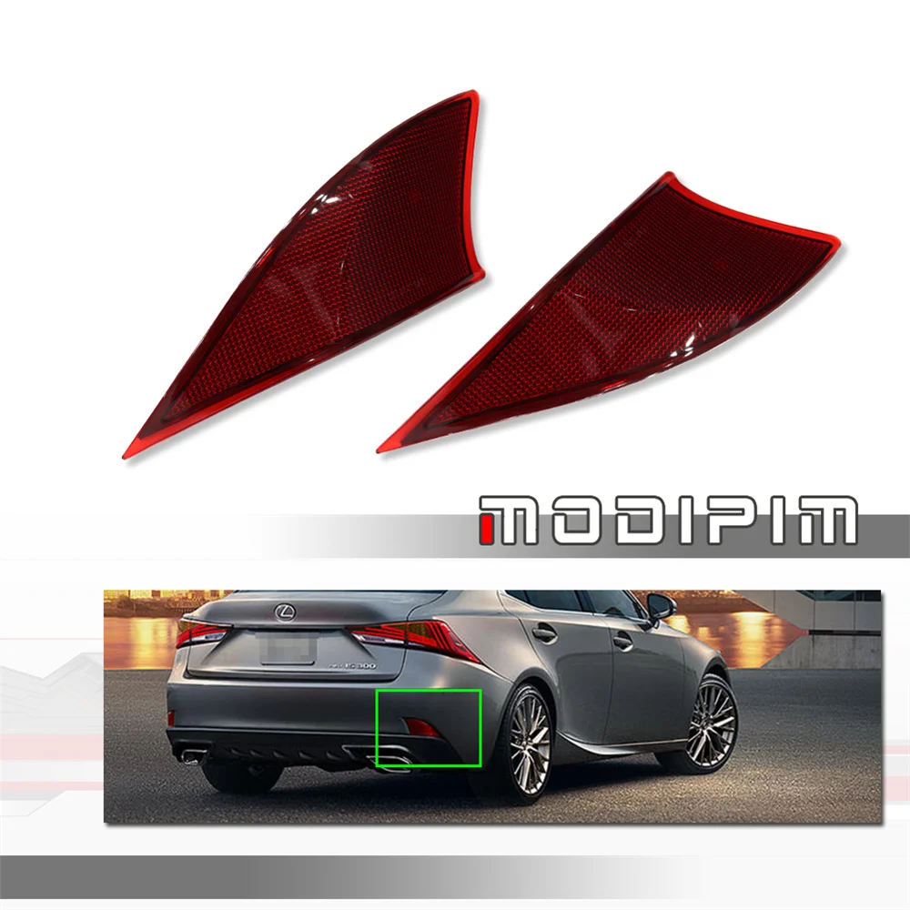 Rear Bumper Reflector Light Housings For Lexus IS250 IS300 IS350 IS200t IS-F 2014 2015 2016 2017 2018 2019 2020 Car Accessories