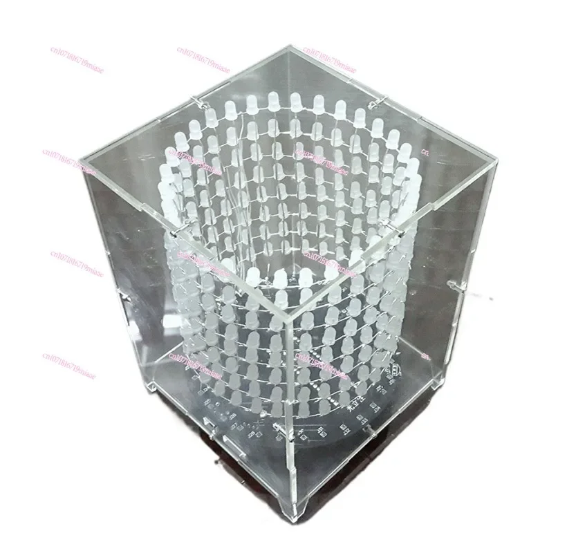 LED Light Cube, Dream Aperture, Music Spectrum 8X32 Dot Array, Electronic DIY Production Kit Parts