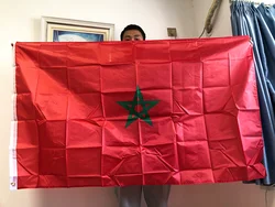 SKY FLAG Morocco flag Banner 90x150cm polyester Hanging maro moroccan morocco Moroccan National flags Home Decoration