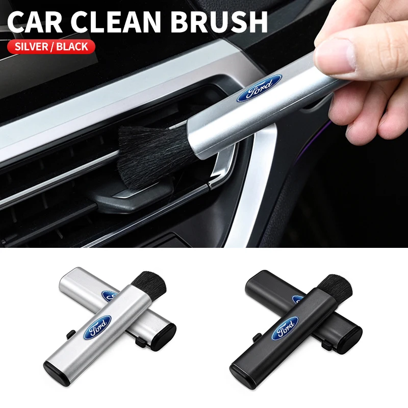 

Adjustable Car Conditioning Air Outlet Brush Retractable Cleaning Brush For Ford Fiesta MK7 MK8 MK5 MK4 MK6 Auto Accessories