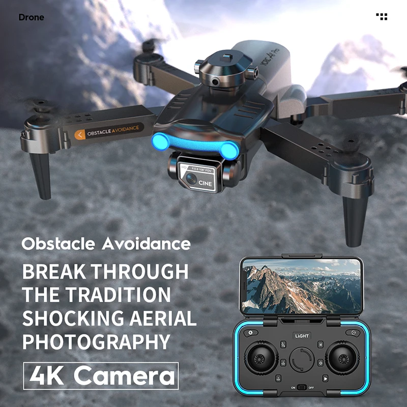 A8 PRO Drone 4K Camera High-Definition Aerial Photography Optical Flow Folding Four Axis Aircraft Remote Control Airplane Toys