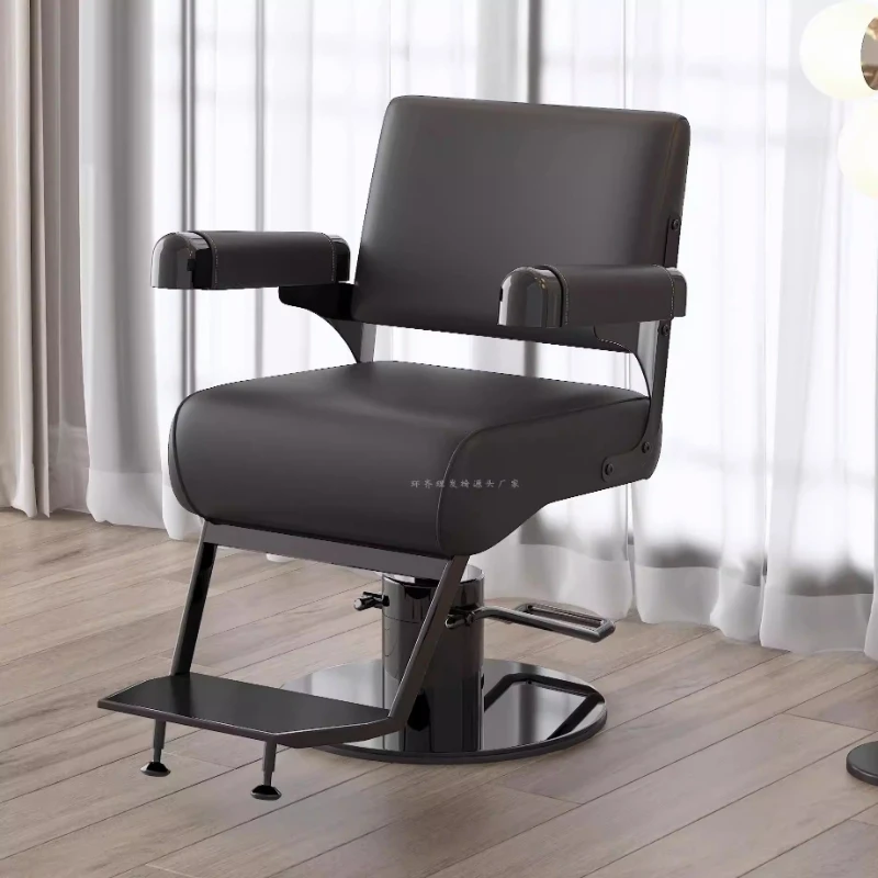 New High-end Barber Chairs Minimalist Popular Barber Chairs Dyeing Style Commercial Furniture Fotelki Fryzjerskie ZY40LFY