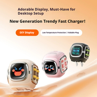 Divoom Pixel Screen Quick Charge Data Cable 35W GaN Charger New Gift Tabletop Compatible With Apple 15 And Huawei Phones