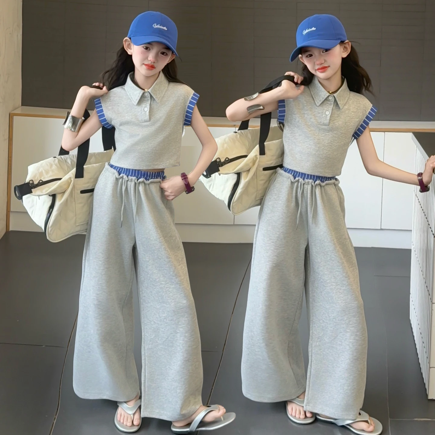 Elegant Girl Clothes Set 4 5 6 7 8 9 10 11 12 13 To 14 Years Spring Summer Suit 2026 Kids Child Casual Clothing Set 2 Pieces Set