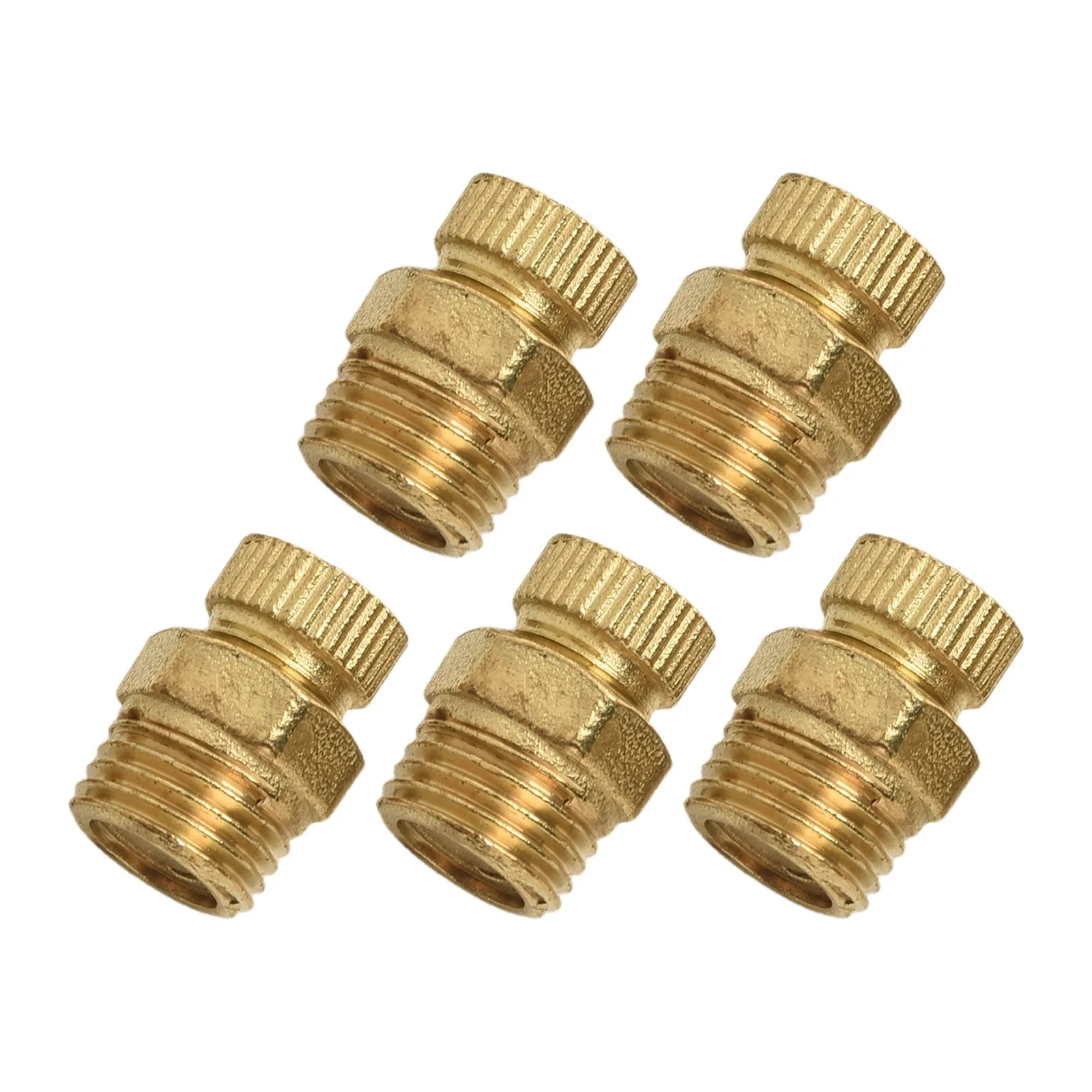 5pcs Silent Air Compressor Drain Valve Copper Screw High Reliability Corrosions Resistance For Screw Compressors