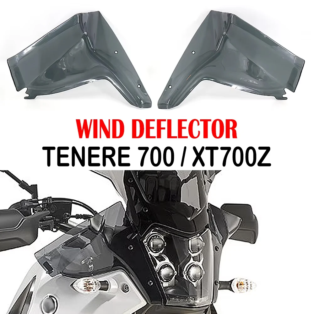 

2019- For Yamaha Tenere 700 TENERE700 XTZ XT700Z T700 Motorcycle Windshield Wind Side Deflector Handshield Front wind deflectors