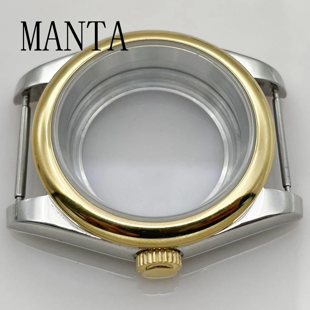 MANTA 36mm/39mm Watch Case Sapphire Glass Fit NH35/NH36 Miyota8205/8215/821A ETA2836/2824 Mingzhu2813/3804 Movement