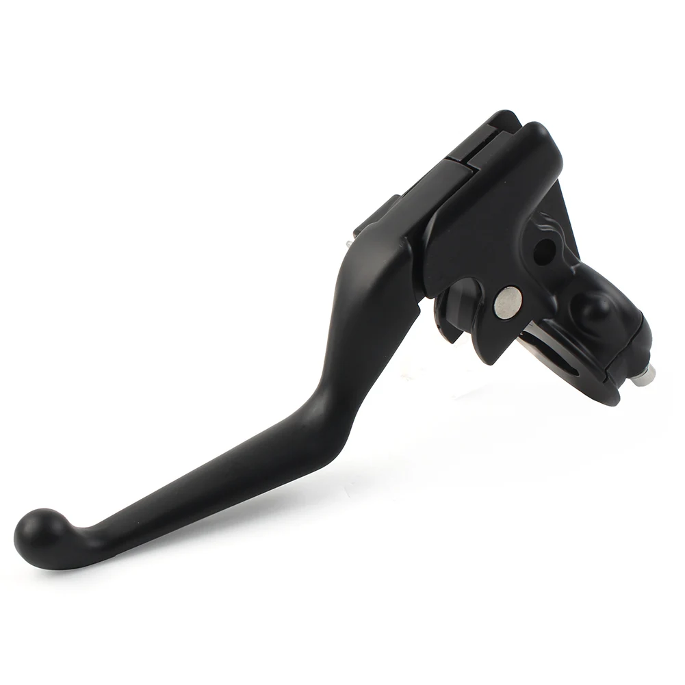 Aluminum Motorcycle Clutch Lever W/ Mount Bracket Black For Harley Davidson Dyna Sportster XL883 XL1200 X48 2008-2013