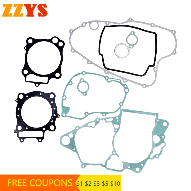 450CC Motorcycle Engine Complete Full Cylinder Head Overhaul Gasket Mat Pad Kit Set for Honda CRF450R 2007-2008 CRF450 CRF 450 R