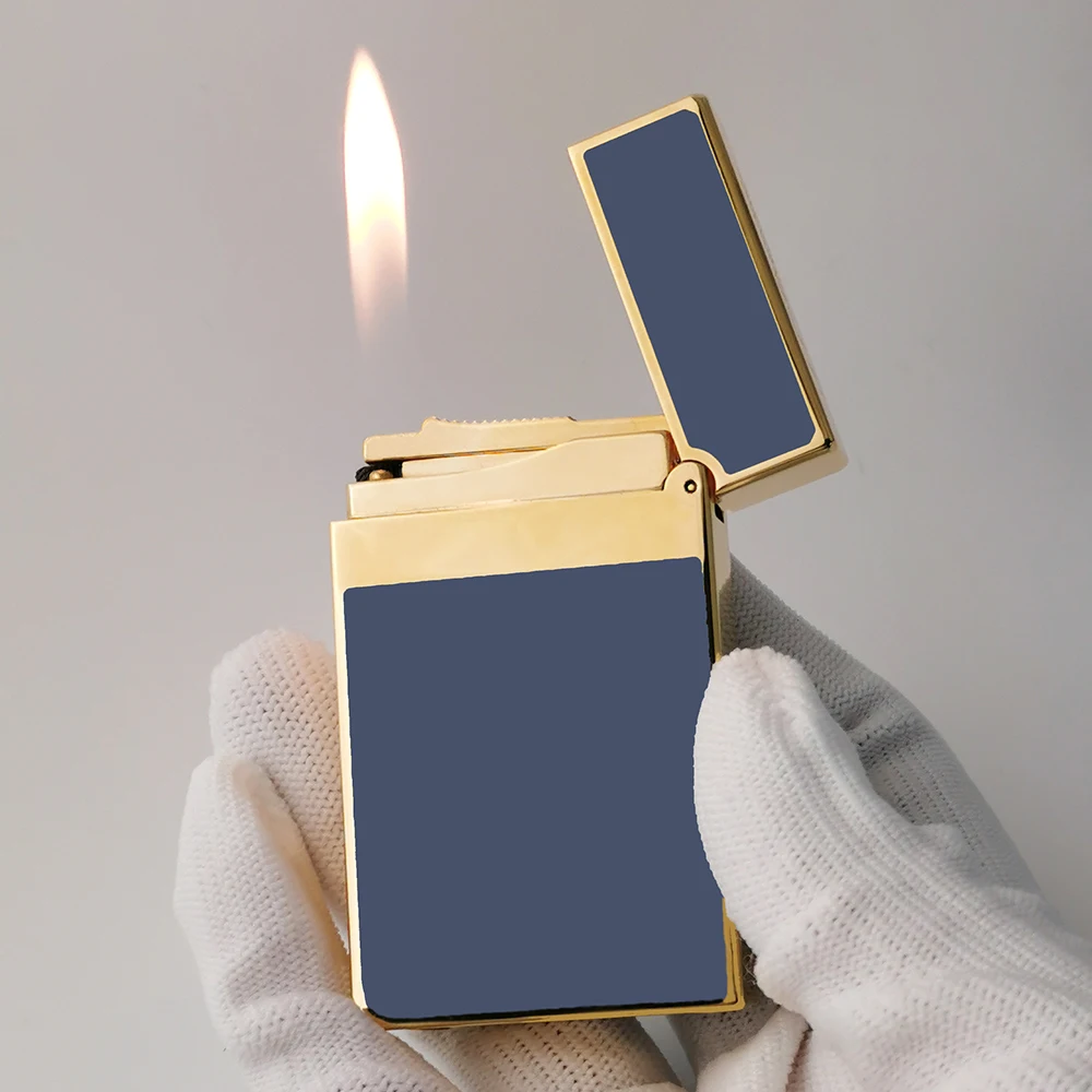 Novelty Lacquer Cigarette Lighter Single Soft Flame Butane Gas Lighter For Father's  Day Gift STD Limited Edition D Brand - Image 5