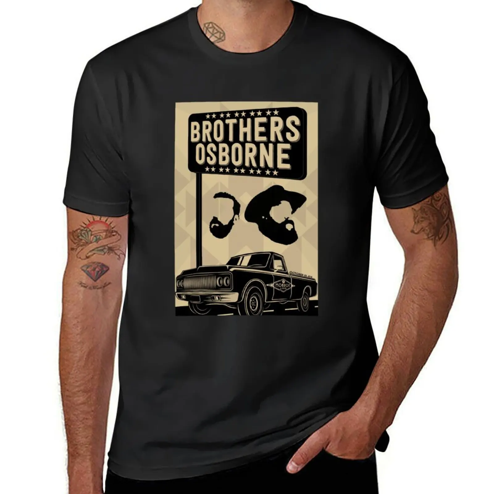 

Brothers Osborne T-Shirt summer tops anime tshirt tops Men's t-shirts