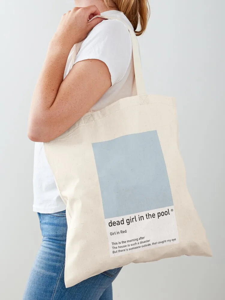 

dead girl in the pool - girl in red Tote Bag Cloth bag cute tote bag canvas tote supermarket folding