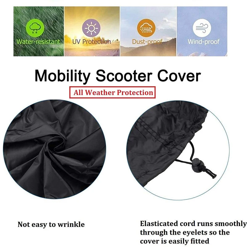 Protective Cover For Garden Table Waterproof Breathable Oxford Fabric Outdoor Garden Furniture Cover Round 230X110 Cm