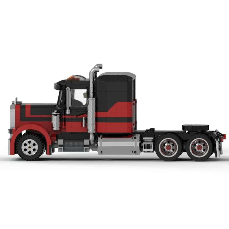 1141 pçs moc petrbilt rc modelo preto gato ii teamed blocos de construção presentes natal arquitetura educação brinquedo tijolo crianças aniversário