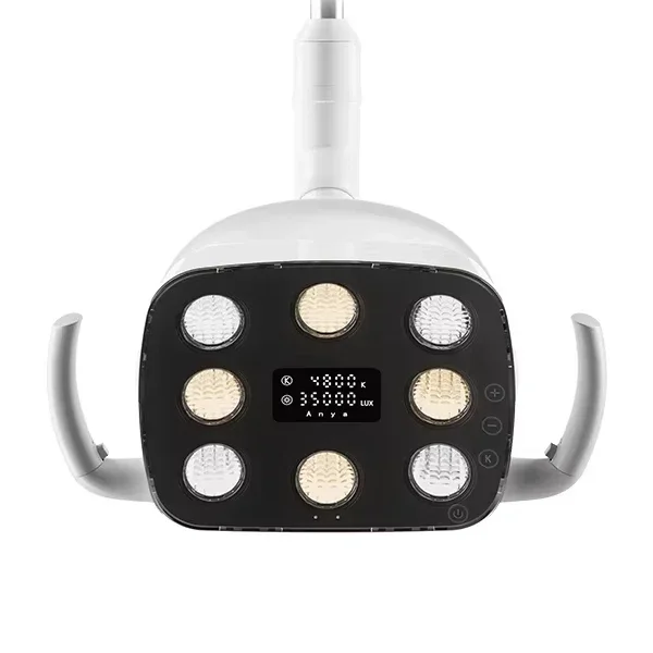 High-Precision 8-bulbs LED Dentals Light with Adjustable Color Temperature and Intensity