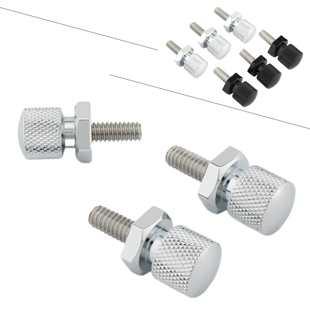 3PCS/Set Chrome/Black Motorbike Windshield Trim Screw For Harley Electra Street Glide Ultra Limited 1996-2013