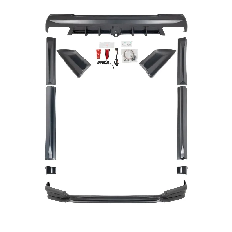 Rear wrap angle of modified bounding kit