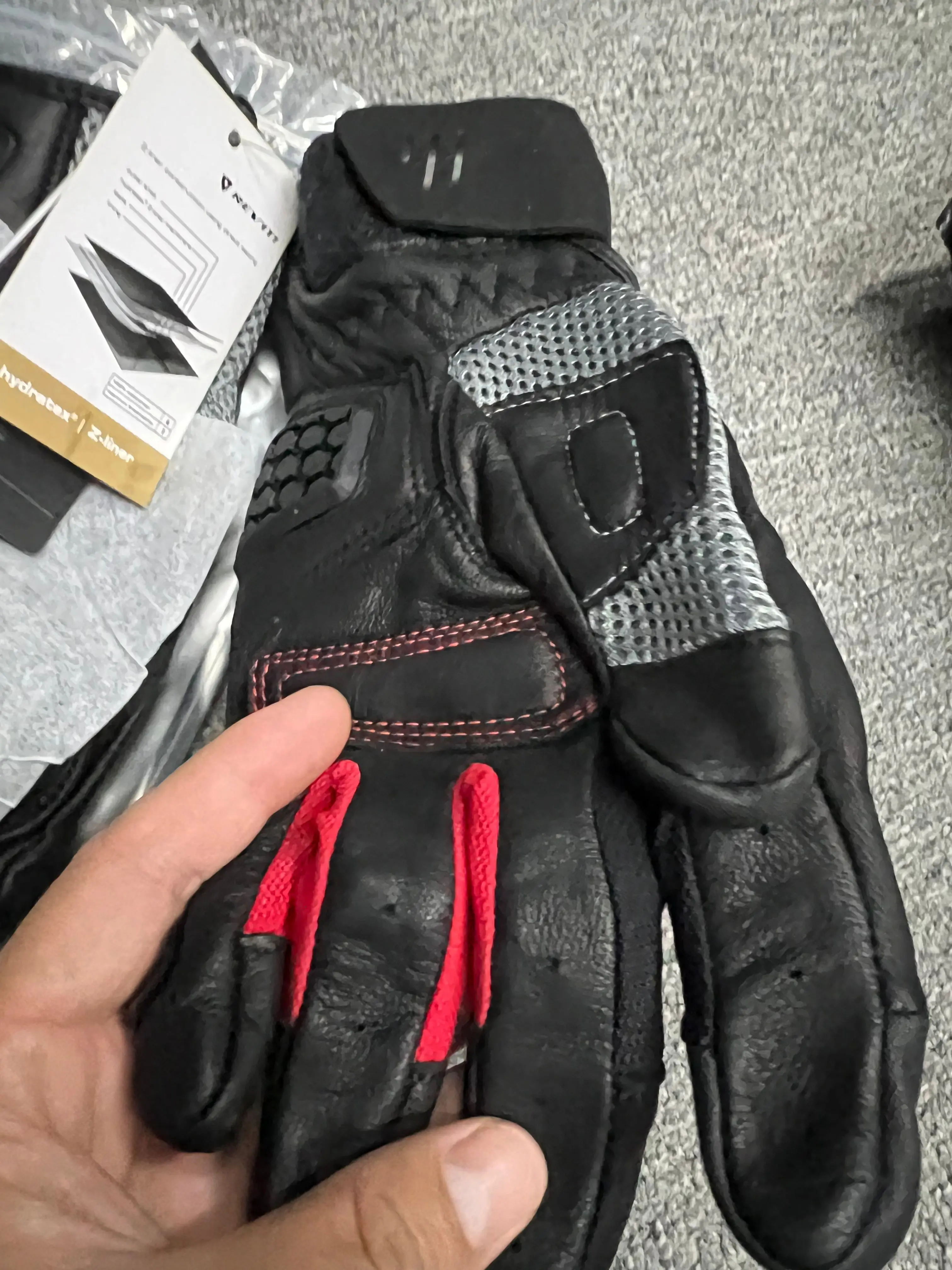 Revit Dirt 3 قفازات جلدية تعمل باللمس دراجة نارية سباق الدراجات النارية على الطرق الوعرة ركوب الدراجة في الشوارع