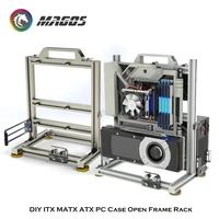 DIY Gamer Cabinet ITX MATX ATX Chassis,Computer Case Open Case Study,MOD Water Cooling Desktop Gaming PC Cabinet 4
