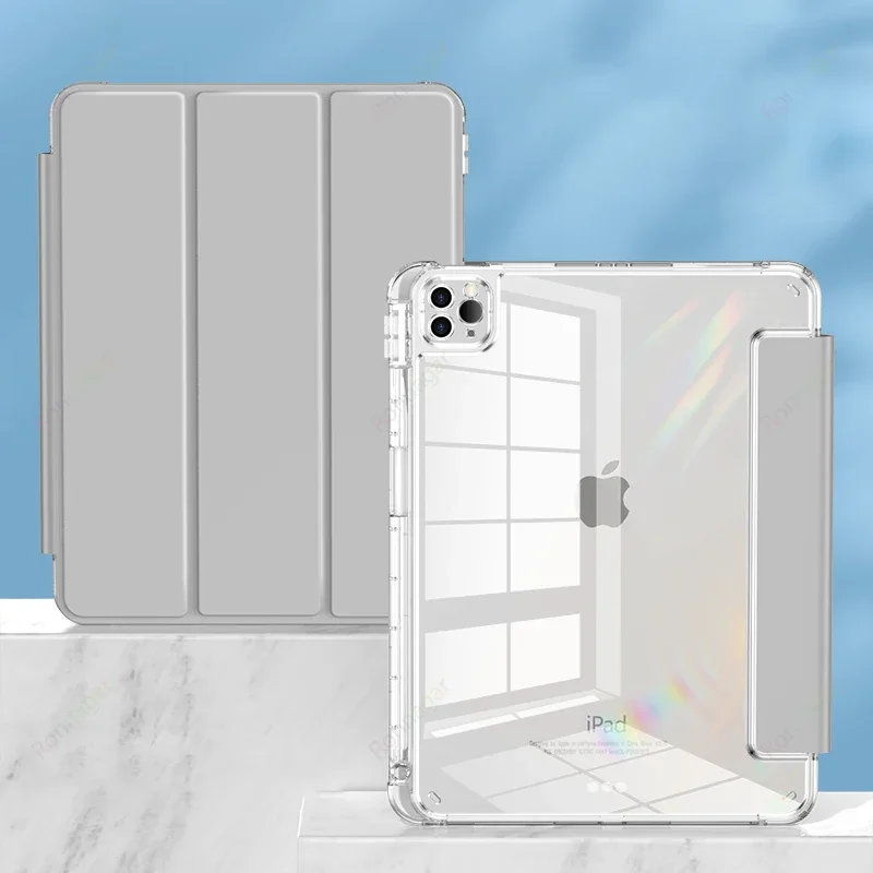 

Для iPad Air 13 дюймов M3 2025 Для iPad Pro13 M4 iPad Air11 M2 Air5 4 ipad 9th 10th A16 11th 10.2 9.7 mini 7 с держателем для карандашей