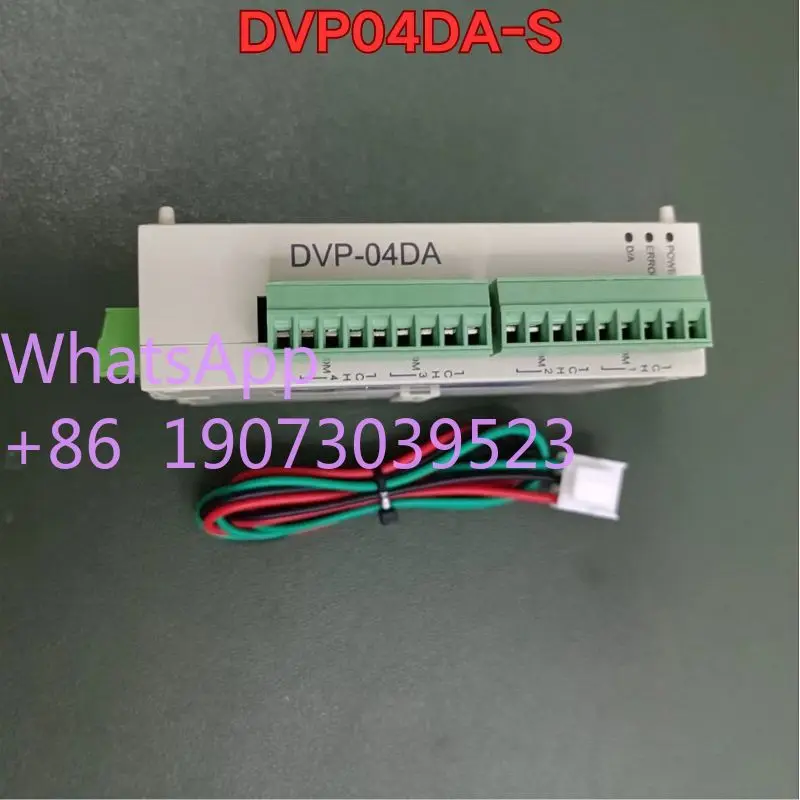 

Бывший в употреблении модуль ПЛК DVP04DA-S, функциональный тест обычно