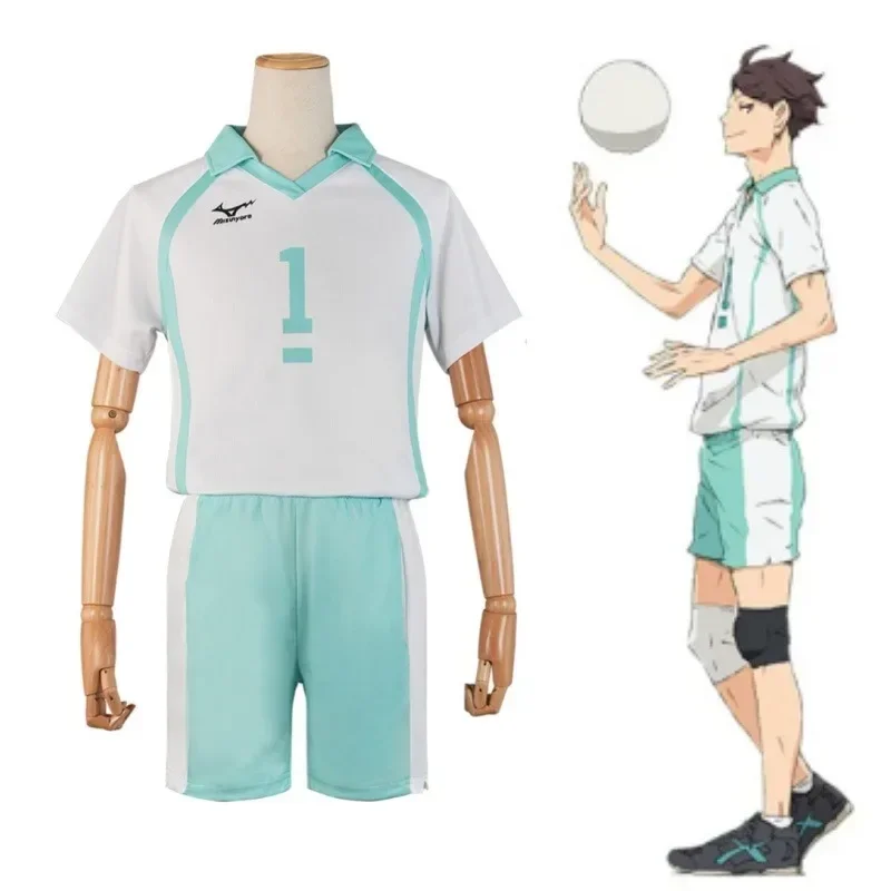 

Haikyuu Oikawa Tooru Cosplay Costume Full Set Volleyball Uniform Hinata Shoyo Tobio Kageyama Cosplay Suits Anime Full Set