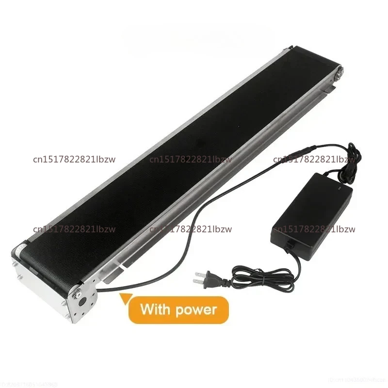 Stainless Steel Conveyor 460mm 552mm 600mm Mini Conveyor PU Belt Vending Machine 24V Track Cargo Lane Automatic Conveyor Belt