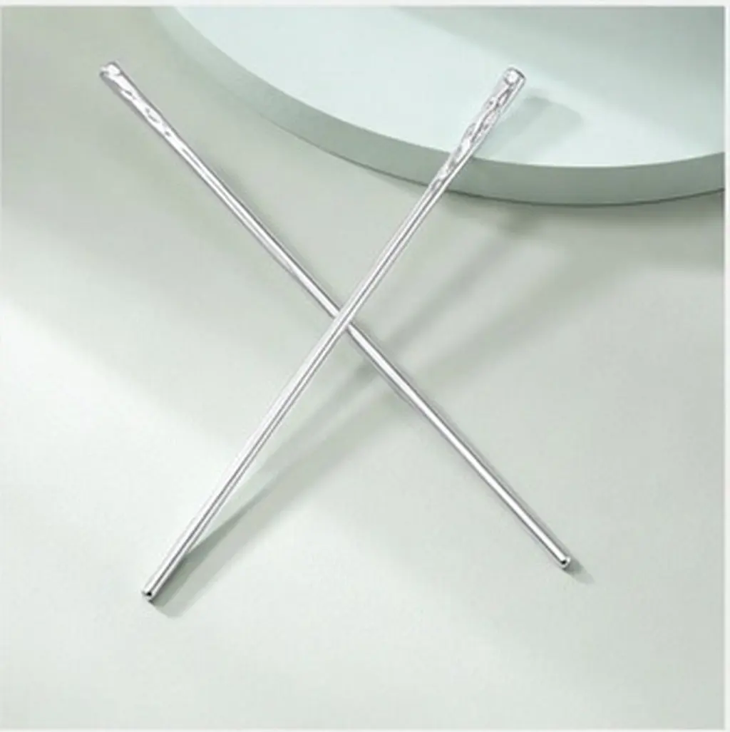 Minimalist Alloy Hair Sticks for Bun Updo Chignon Styling – 2pcs Women's Hair Accessories