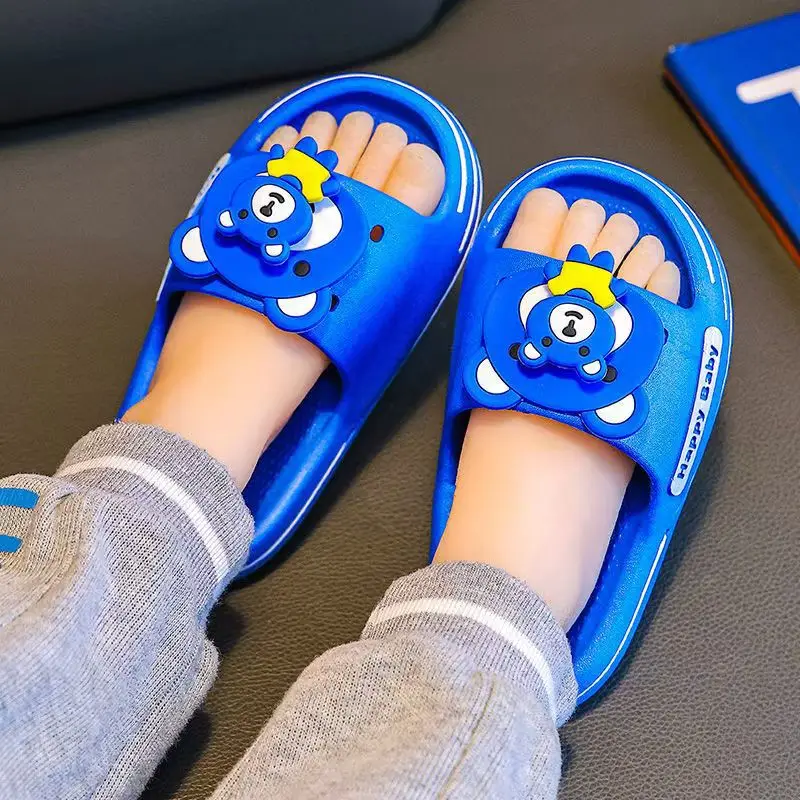 

Summer Children's New Cartoon Slippers Girls Boys Soft Sole Non Slip Light Home Slipper Bathroom Slippers Outdoor Slippers