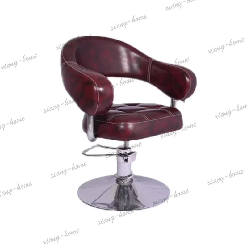 Factory Direct Trendy Aesthetic Barber Chair Hairdressing Beauty Salon Tray Swivel Hair Barber Chair European Luxury Commercial