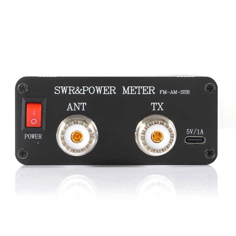 GUOOHETC-medidor SWR de potencia, de 120W GH-S180, con función de alarma de onda de pie, pantalla HD a todo Color, FM-AM-SSB