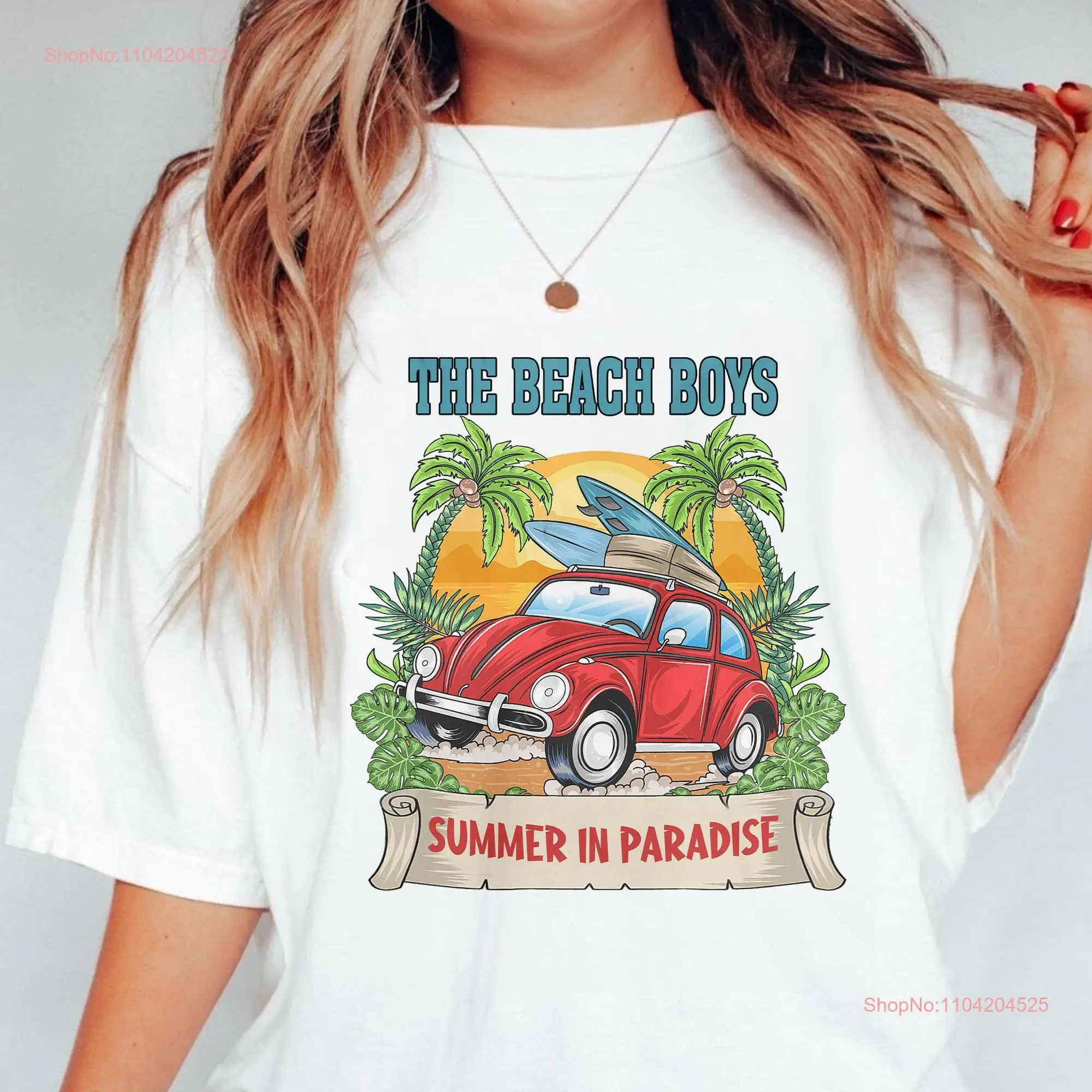 The 1985 Tour Band Vintage T shirt 80s Summer In Paradise Beach Boys SweaT Fan Trending long or short sleeves