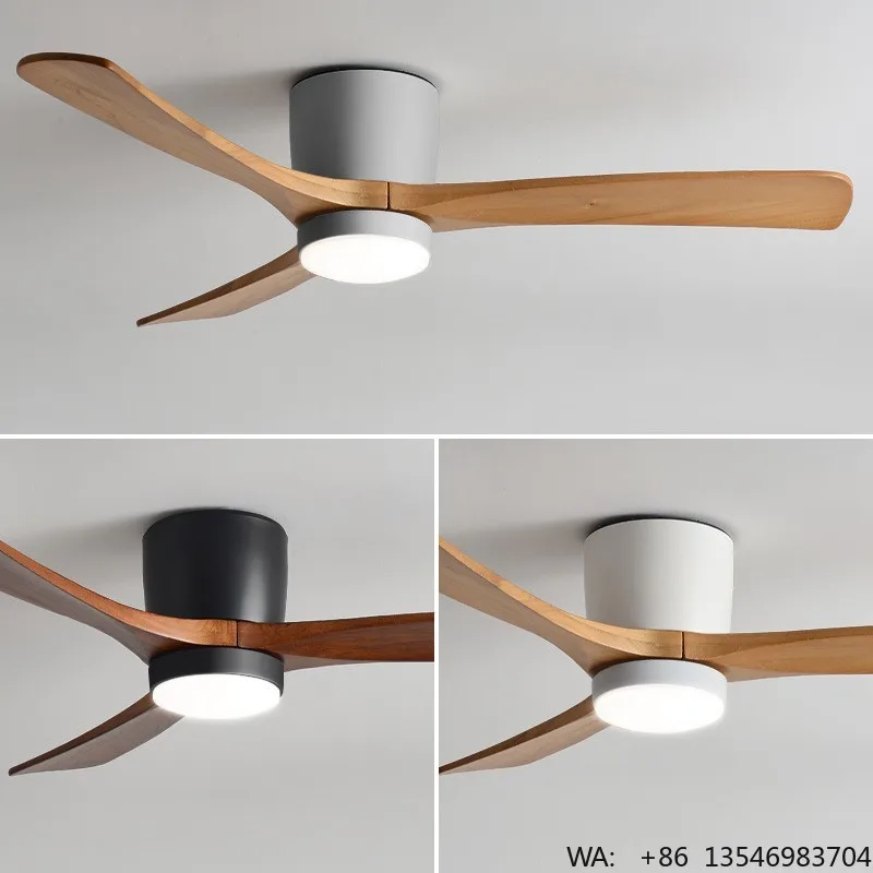 Friendly Decorative 5, Blade  Led Light with Fan Factory Price  Trending Palm Leaf Ceiling Fan the Factory Directly