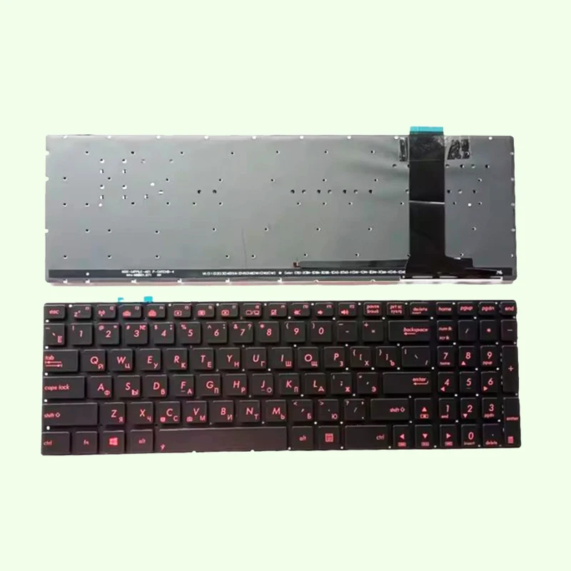 Keyboard For Asus N550 Q550 N76 N550LF N550J N550JA with backlit Russian