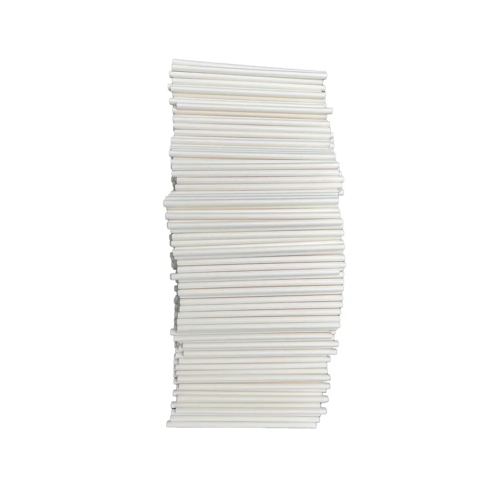 

4" White Paper Treat Sticks 300 Count by