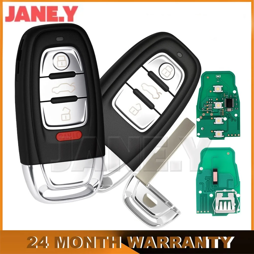 Partial Smart Key For Audi Q5 A4 A4L A5 A6 A7 A8 315/433/868MHZ ID46 PCF7945 Chip Remote Control Key 8T0959754C 8T0 959 754 F