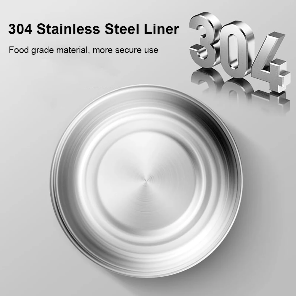 صندوق غداء كهربي 2.4L الطبخ صندوق غداء كهربي 200 واط المحمولة سريع التدفئة باخرة جهاز تسخين الطعام للمنزل مكتب عنبر