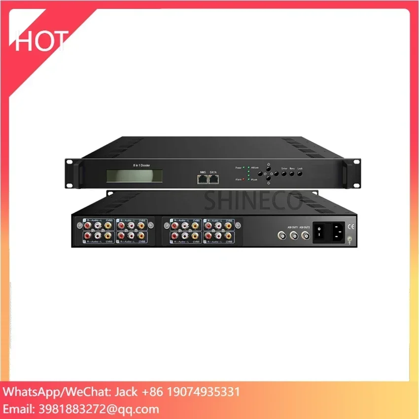 Decoder IP to CVBS AV RCA Converter