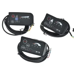 24V/36V/48V Electric Bicycle 810 LED Display Plastic Controller Panel High Quality screen kits E-Bike cycling Accessories