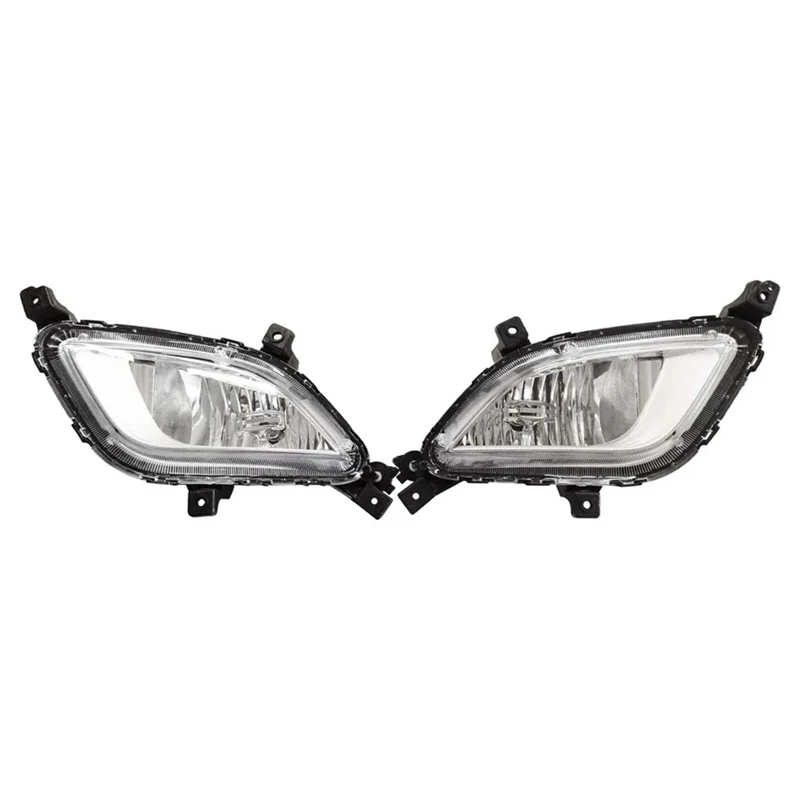 

2 PCS Front Bumper Fog Light Car Fog Light Running Light Signal Light Black ABS For KIA Forte 2017 2018 92201-A7500 92202-A7500