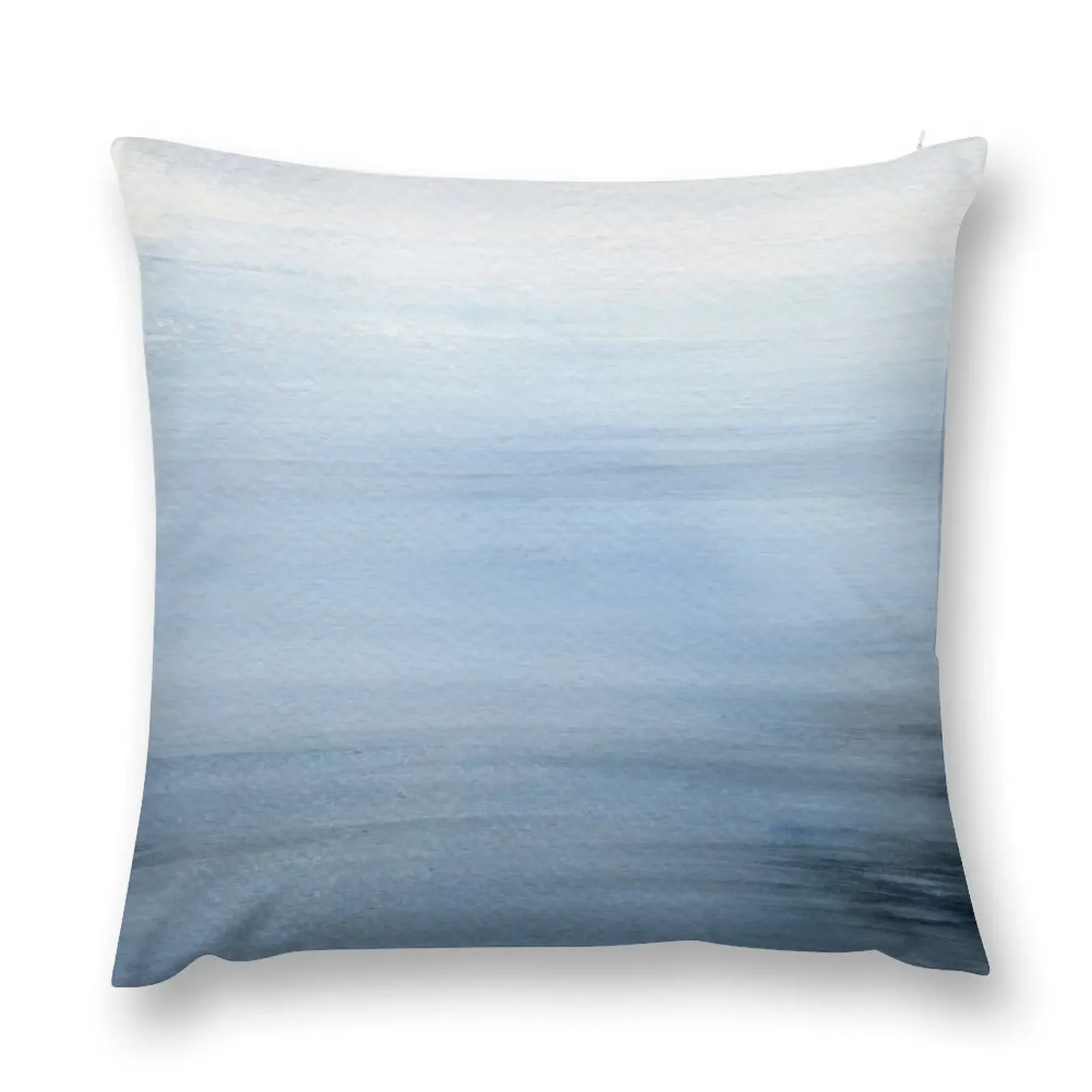 

Seascape - Misty Blue Throw Pillow Pillowcases Sitting Cushion pillow