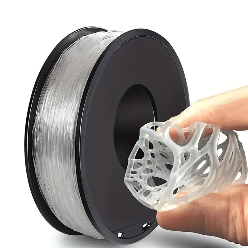 1.75mm TPU Flexible Filament Transparent Blue 1Kg 500g 250g 3D Printer Filament Printing Roll FlexMaterials tpu Transparent Red