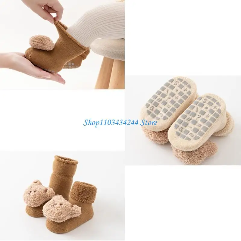 جوارب ناعمة ومريحة للأطفال الصغار غير قابلة للانزلاق للأولاد والبنات #2