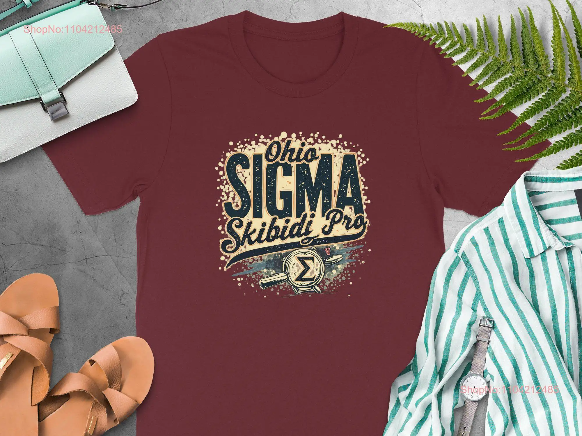 Ohio SIGMA Skibidi Pro T Shirt Greek Life for Men and Women Unique Trendy College Apparel Casual Wear