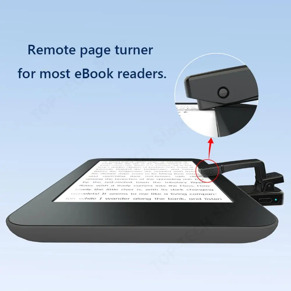 

Remote Control Page Turner Ring for Kindle Bluetooth-Compatible 5.0 E-Reader Controller Ring for TikTok Camera Shutter