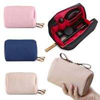 Portable Dacron Makeup Bag Multiple Colors Partitioned Travel Storage Bag Waterproof Large Capacity Lipstick Pack Storage